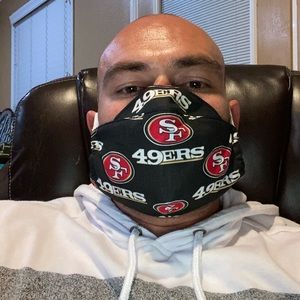 San Francisco 49ers face cover 49ers half face cov